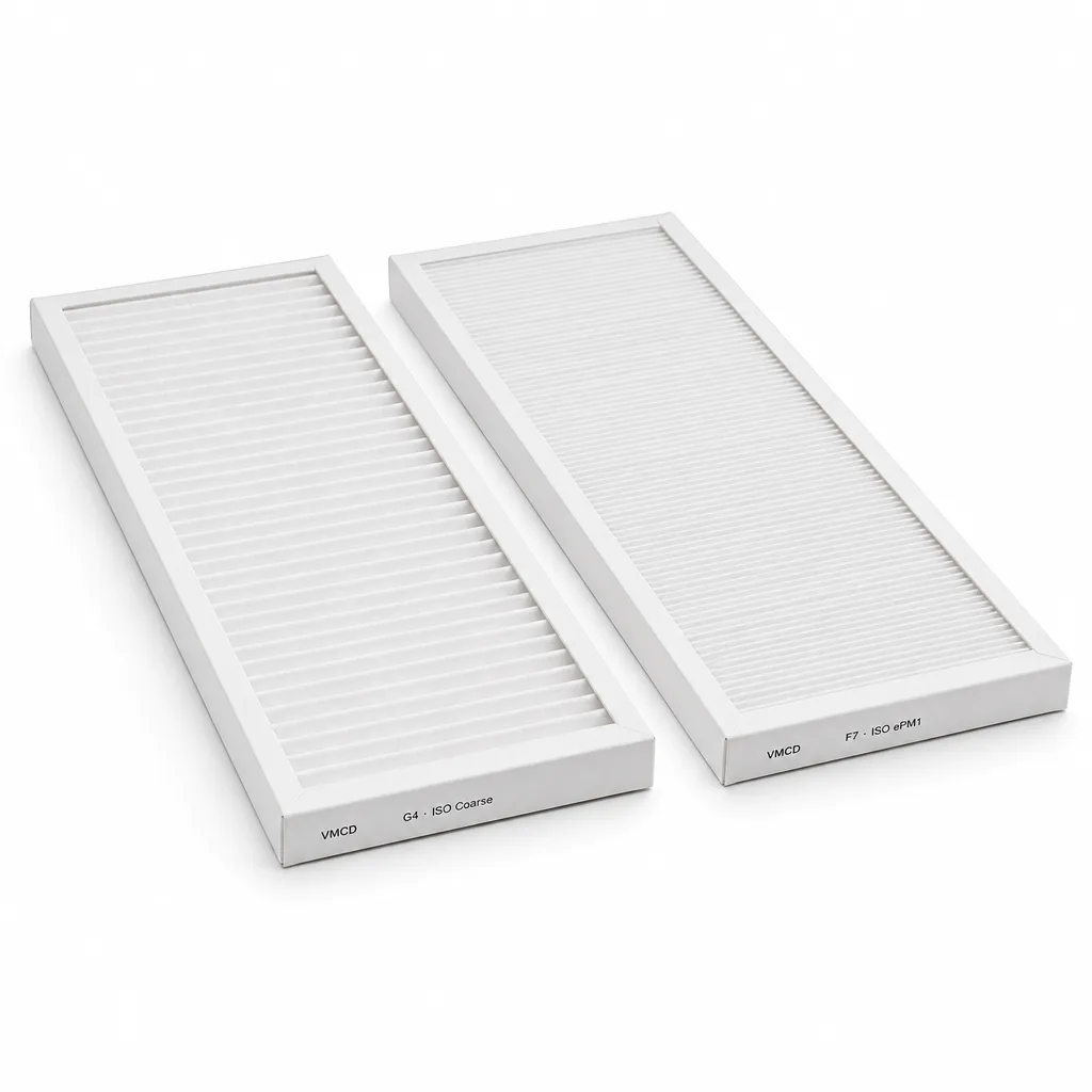 Kit G4/F7 · Kit filtres G4/F7 (ISO Coarse + ePM1)